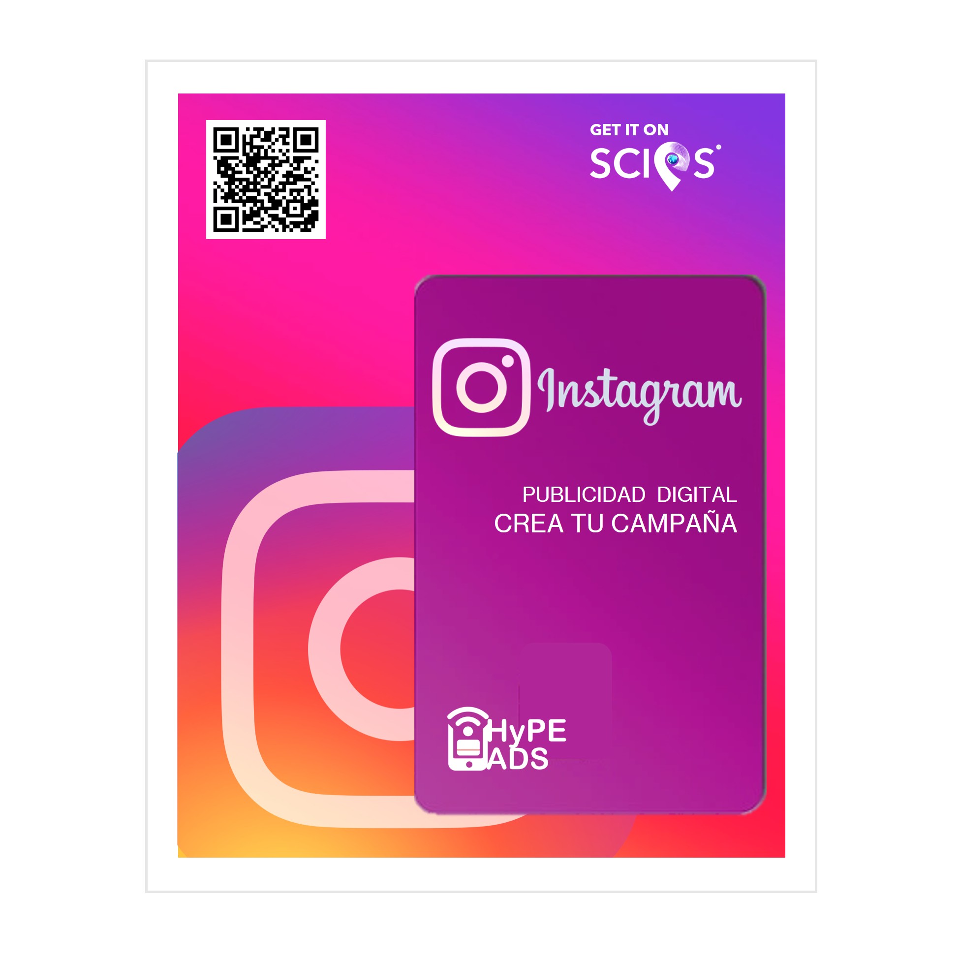 Instagram HyPE Card